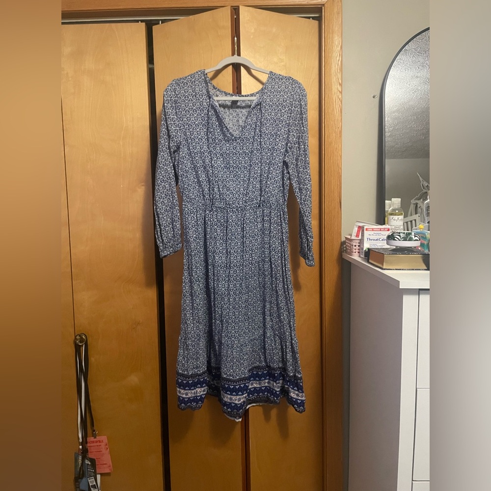 Blue dress